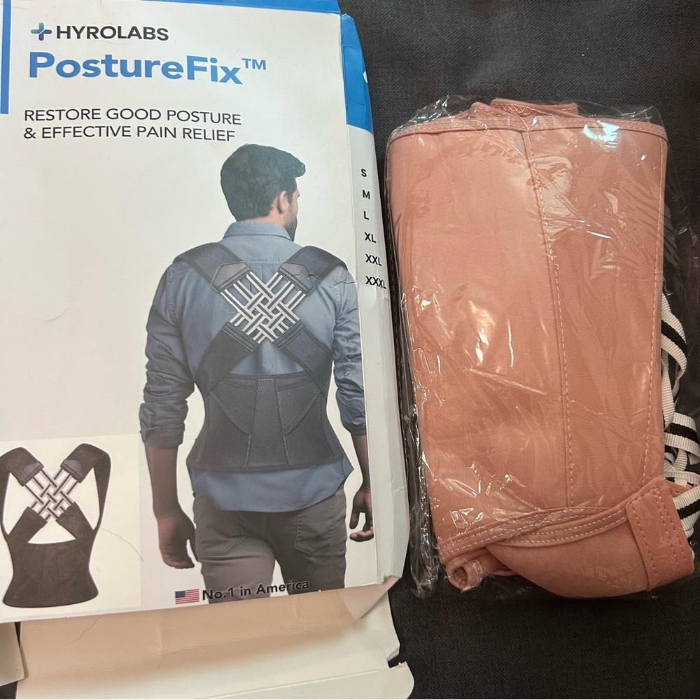 Hyrolabs PostureFix Back Brace in Pink